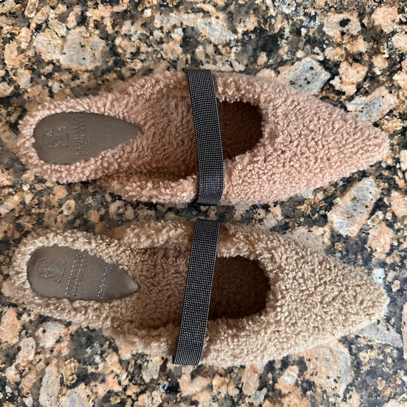 Brunello Cucinelli monili beaded genuine shearling slide - Picture 5 of 8